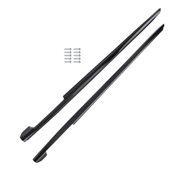 ABS Side Skirt Extension Kit fit for BMW G20 G28 330i M340i 19-24 Gloss Black Panel