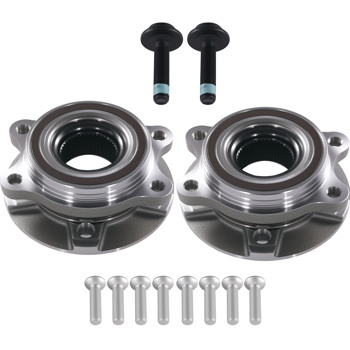 2x Front Wheel Hub & Bearing fit for AUDI A4/Q5 2009-2016 8K0598625 4-Bolt