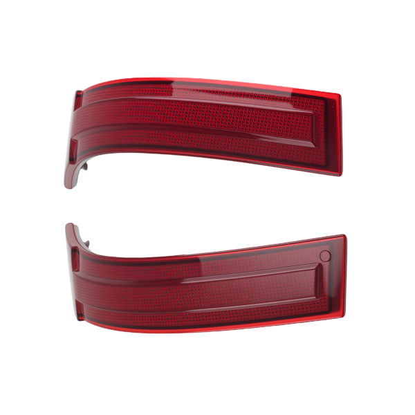 Bumper Reflector fit for Mercedes-Benz GL-Class 2006-2009 Red ABS Left+Right-6