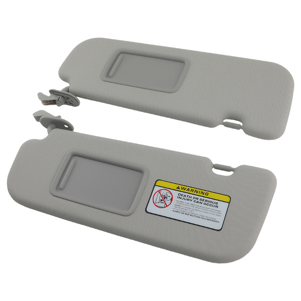 Driver & Passenger Sun Visor w/ Mirror fit for Hyundai Veloster 12-15 85210-2V130-TX-6