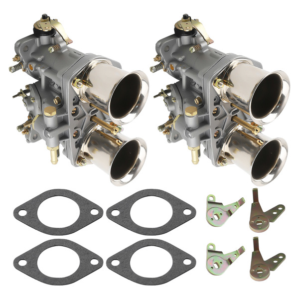 2 Pcs 2-Barrel Carburetor 44 Idf Replace fit for Volkswagen Beetle fit for Jaguar Carb-6