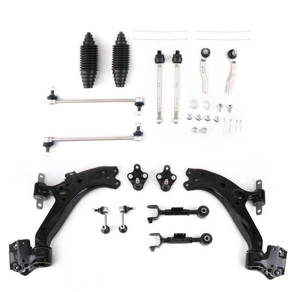 14x Front Lower Control Arm Sway Bar Tie Rods Kit fit for Honda CR-V 2012-2014 2.4L-6
