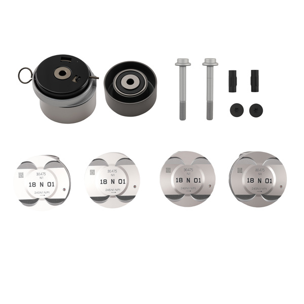 Gasket Set Pistons Rods Timing Belt Kit fit for Chevy Sonic 1.8L Flex Fuel 2012-2018-2
