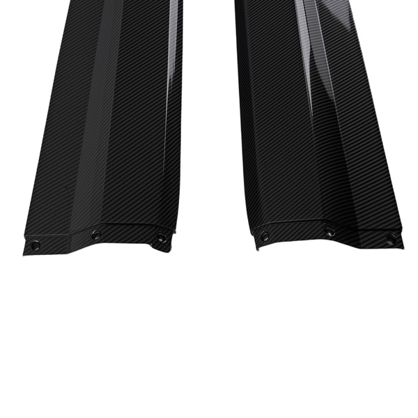 Carbon Style Side Skirts fit for Chevy Corvette C7 Z06 2014-2019 ABS Body Kit Pair-1