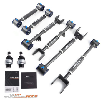 Front Ball Joint & Rear Camber Control Arms Toe Kits fit for 2008-2017 Honda Accord