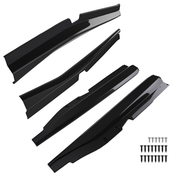 Carbon Style Side Skirts fit for Chevy Corvette C7 Z06 2014-2019 ABS Body Kit Pair-6