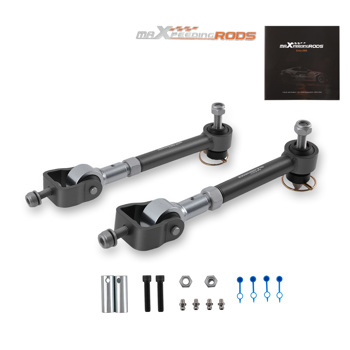 2x Front Sway Bar Link 2.5-6" Lift fit for Jeep Cherokee XJ 84-01 Wrangler TJ 97-06