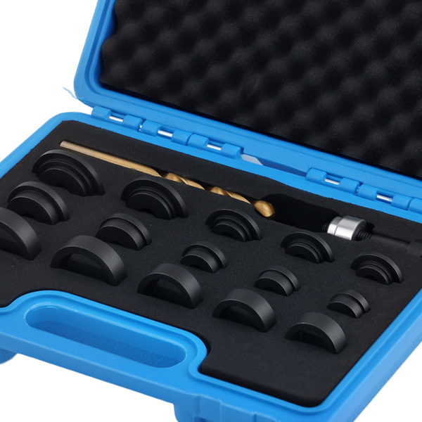 17PC Parking Sensor Hole Cutter Set 17mm-32mm Driver Assist Sensor Install Tool-1
