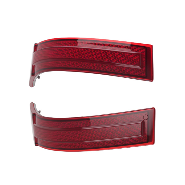Bumper Reflector fit for Mercedes-Benz GL-Class 2006-2009 Red ABS Left+Right-5