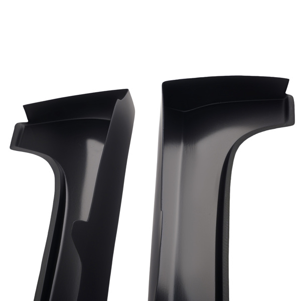 Side Skirt Body Kit Panel fit for Honda Civic 4Dr 2012-15 Black ABS Extension-2
