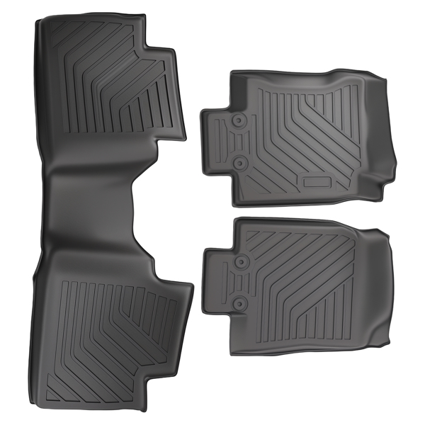 Car Floor Mats fit for Nissan Rogue 2014-2020 TPE Black Custom Fit Full Coverage-6