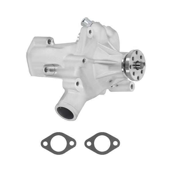 Water Pump High Flow Satin Aluminum fit for Chevy Big Block BBC 396 402 454 502-6