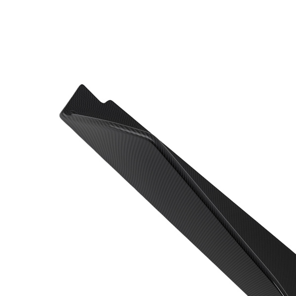 Black Side Skirt Extension Set fit for Corvette C8 20-2022 Body Panel Carbon Look-5