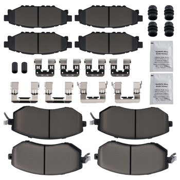 Front&Rear Ceramic Brake Pads fit for Subaru BRZ Crosstrek Forester Impreza Legacy