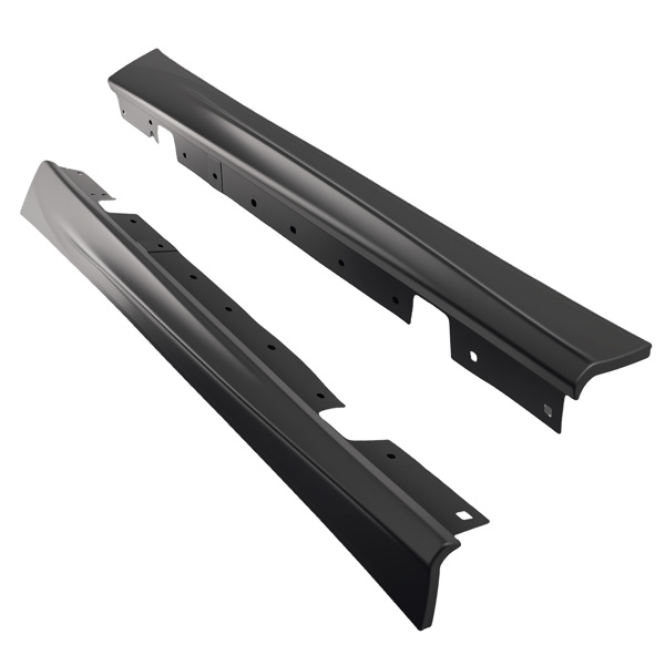 Side Skirt Extension Panel Lip fit for BMW E90 E91 3-Series M3 Style 06-2011 Black-6