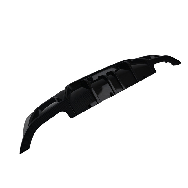 Rear Bumper Lip Diffuser fit for 2019-2022 BMW 3 Series G20 M Sport Carbon Fiber-1