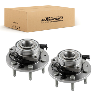 Pair Front Wheel Bearing Hub fit for Chevy Silverado GMC Cadillac 07-14 515096