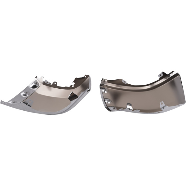 Chrome Split Steel Bumper fit for Chevrolet Silverado 1500 2014-15 GM1002844-3