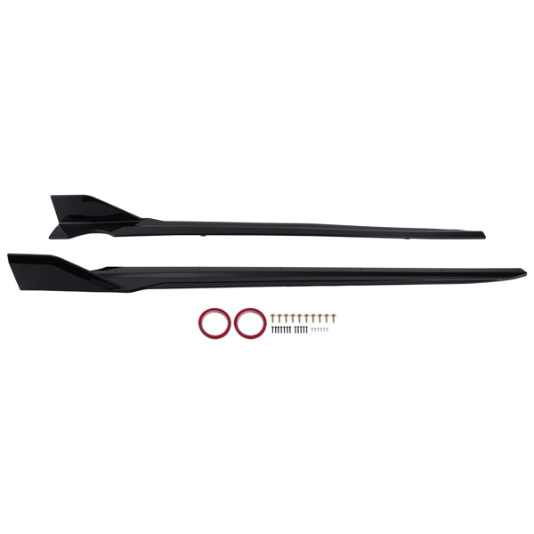 L&R Side Skirt fit for BMW X5 G05 M Sport 2019 2020-2025 Black Extension Panel ABS-6