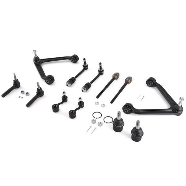 12x Front Upper Control Arms Tie rods Sway Bars fit for 2004 2005-2009 Durango Aspen-6