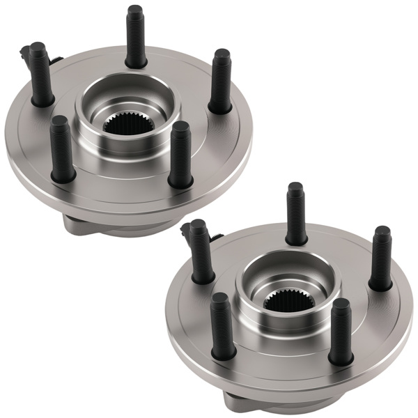 Pair Front Wheel Hub Assembly fit for Dodge Dakota 4WD 2005-2010 513229 52104699AJ-6