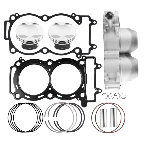 Complete Top End Rebuild Kit Engine Pistons fit for Polaris 2011-2014 RZR 900 XP-6