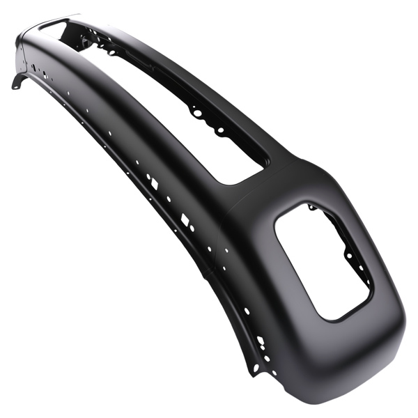 Black Front Bumper Face fit for Ford F-250/F-350/F-450 2011-2016 Steel Split Type-6