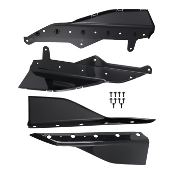 Performance Side Skirts fit for BMW 2 Series G42 220i 230i M240i 2022-2024 Black ABS