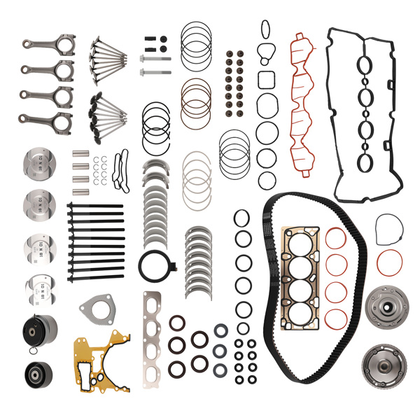 Gasket Set Pistons Rods Timing Belt Kit fit for Chevy Sonic 1.8L Flex Fuel 2012-2018-6