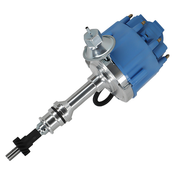 Blue HEI Distributor fit for Ford 351C 351M 400 429 460 65,000 Volts Coil New-2