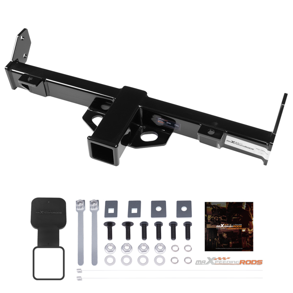Front Receiver Trailer Hitch 2-inch Receiver w/ Bolts fit for Jeep Wrangler JK 07-18-6