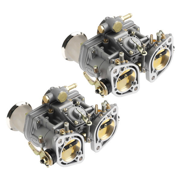 2 Pcs 2-Barrel Carburetor 44 Idf Replace fit for Volkswagen Beetle fit for Jaguar Carb-5