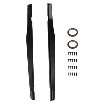 Black ABS Body Side Panel fit for Chevy Camaro SS LS LT 10-2015 Skirt Extension Set