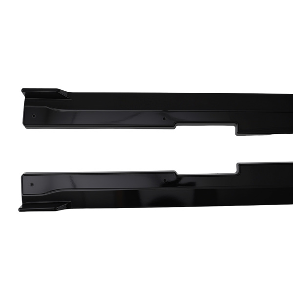 Side Skirt Body Extension Panel Kit fit for Honda Civic 10th 2016-21 Gloss Black ABS-3