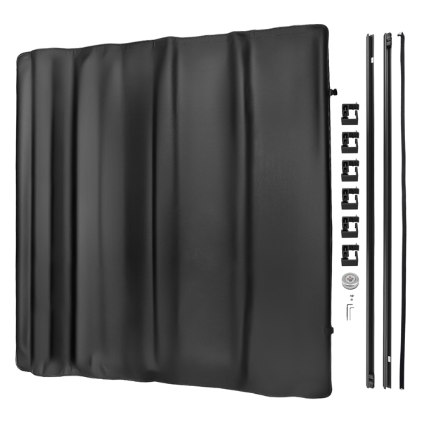 5.8ft Bed Soft Vinyl Roll Up Tonneau Cover fit for Chevy Silverado 1500 07-2024-6