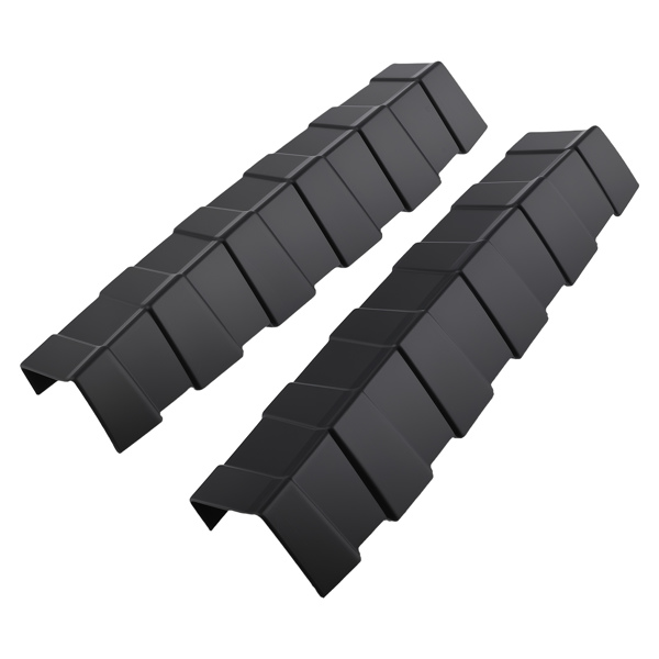 Black PP Side Skirt Rocker fit for Chevrolet Camaro RS SS 2016-2022 ZL1 Style 2PC-4