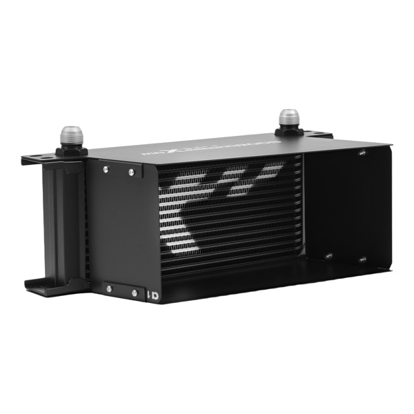 16-Row Universal Oil Cooler Kit AN10 fit for Automotive Installation Black-1