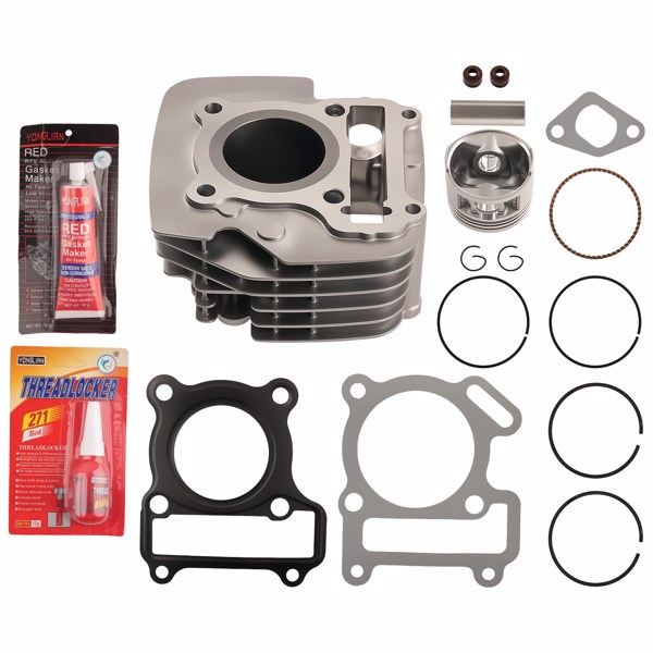 Cylinder Block Piston Gasket Top End Kit fit for 2008-2025 Yamaha TTR 110 TTR110E-6