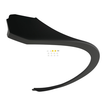 Fender Flare Molding Rear Left fit for Chevrolet Blazer 2019-2022 84608527 Black