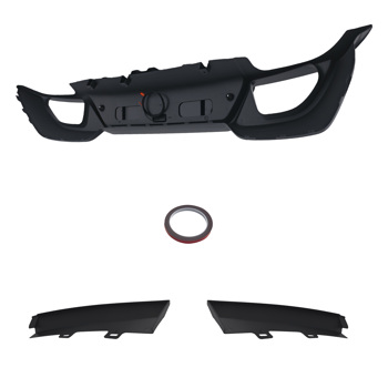 Rear Diffuser Lip W/ LED Light fit for 2019-2022 BMW 3 Series G20 G21 330i M Sport