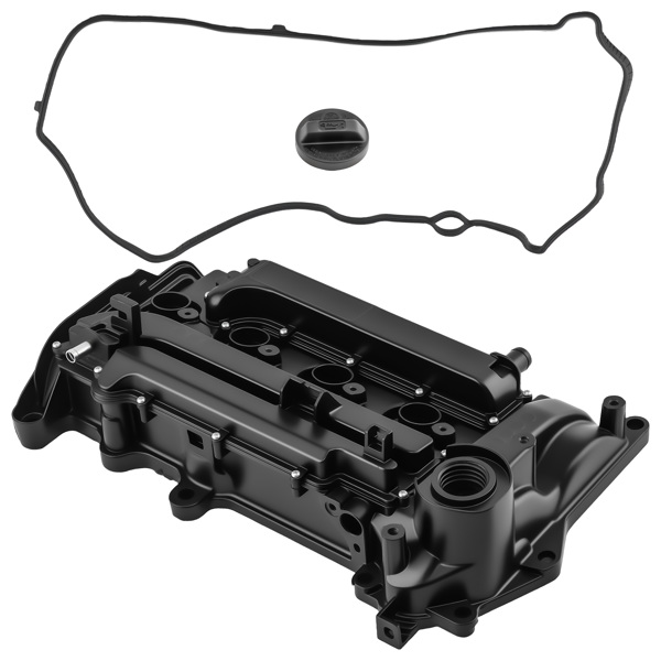 Black Aluminum Valve Cover fit for Honda Civic 1.5L 2016-2024 123105AAA01 w/Gasket-6
