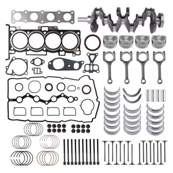 G4KD Engine Rebuild Pistons Gasket Kit Crankshaft Rod Set fit for Hyundai KIA 2.0L