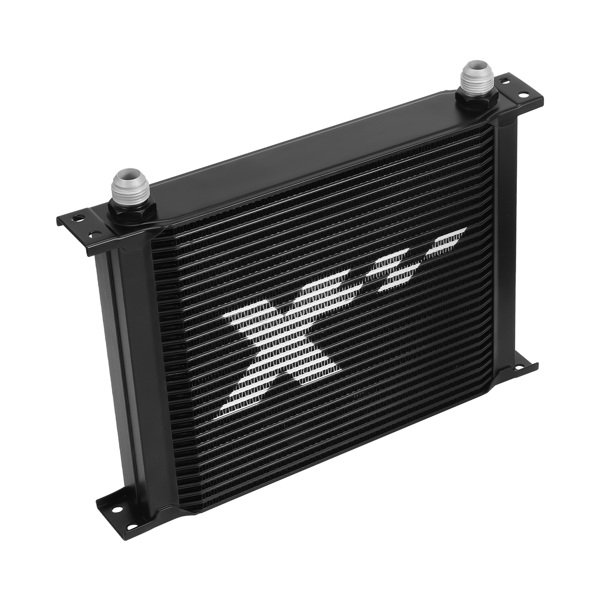 30 Row Aluminum Universal Transmission Oil Cooler AN10 with Complete Fitting Kit-2