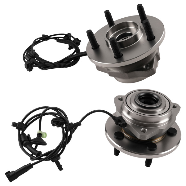 1Pair Front Wheel Hub Assembly fit for JEEP Liberty 2002-2007 513176 513177 ABS-6