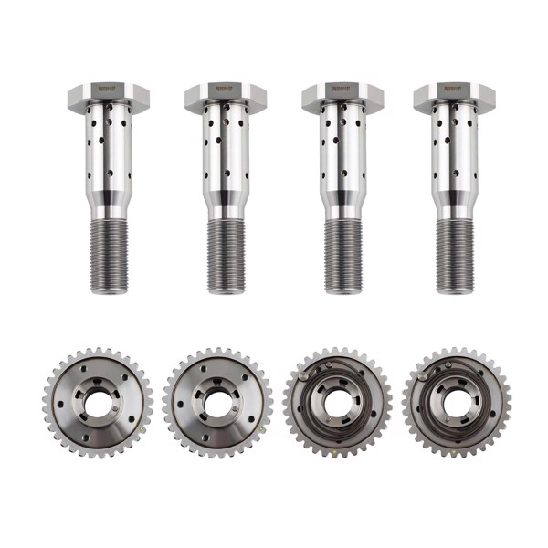 8x Intake & Exhaust VVT Gear Adjuster + Oil Control Valves fit for Pentastar V6 3.6L-1