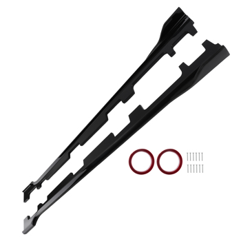 Side Body Extension Lip Panel Kit fit for Honda Accord 18-22 EX-L Sport Black