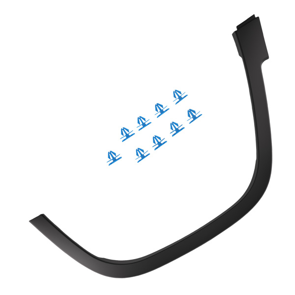 Front RH Fender Flare Trim fit for Jeep Cherokee Altitude Lux 2023 BIG012903-6