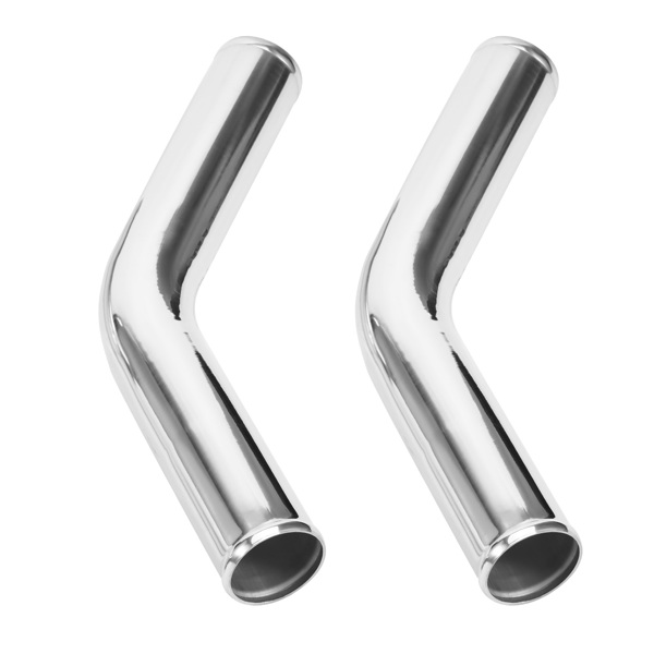 64mm Aluminum Universal Turbo Intercooler Piping Tube Kit + Elbow Hose 2.5"-2