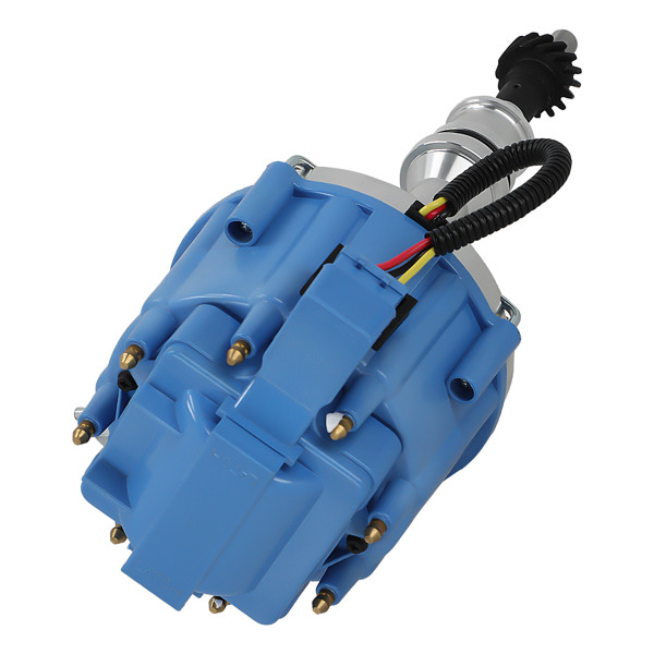 Blue HEI Distributor fit for Ford 351C 351M 400 429 460 65,000 Volts Coil New-3