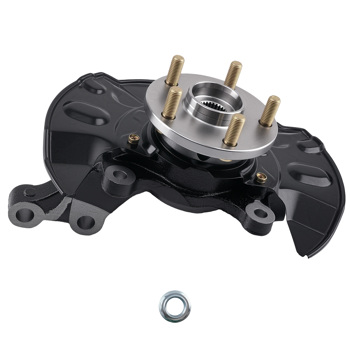 Front Steering Knuckle & Wheel Hub Bearing fit for Toyota Matrix 4-Wheel ABS 07-08